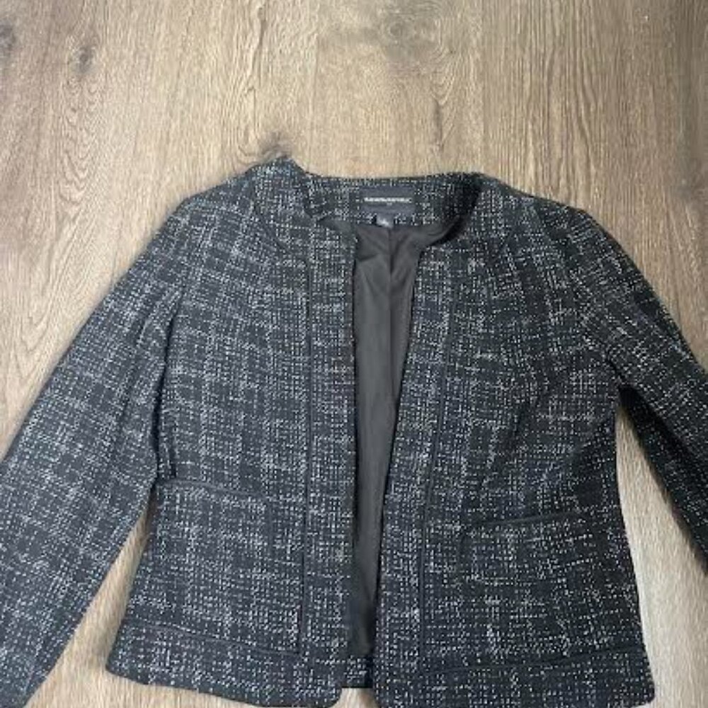 Banana Republic Tweed Blazer Size 4